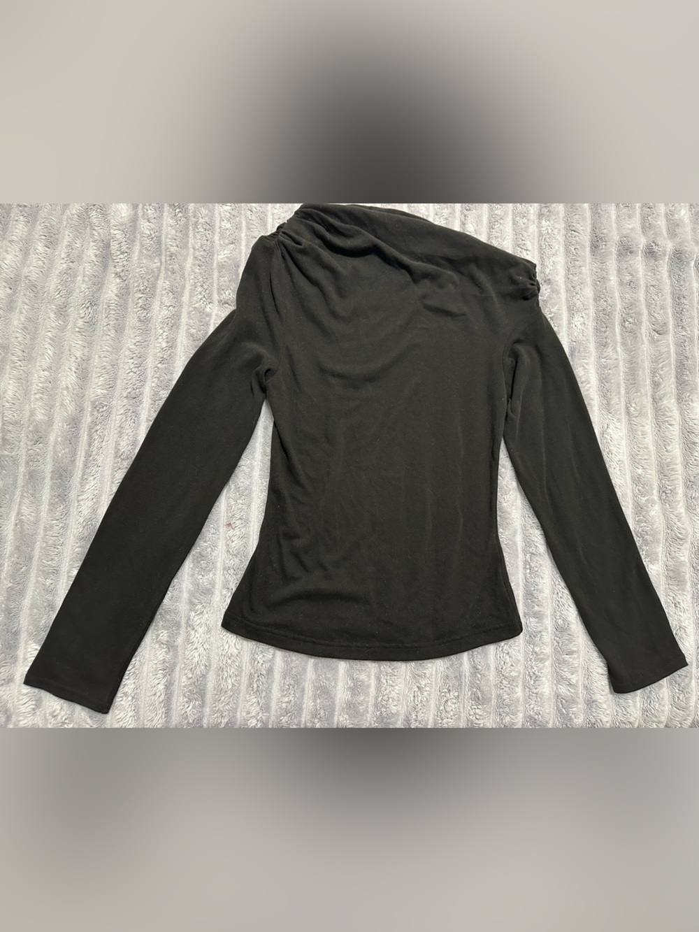 a new day Black Cowl-Neck Long-Sleeve Sweater